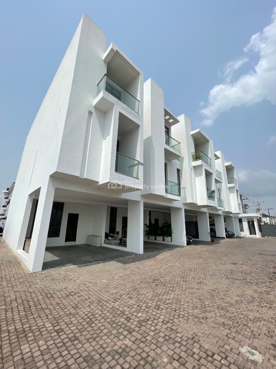 4bedroom Luxury Terrace with a Bq, Lekki Right, Ikate Elegushi, Lekki, Lagos, Terraced Duplex for Sale