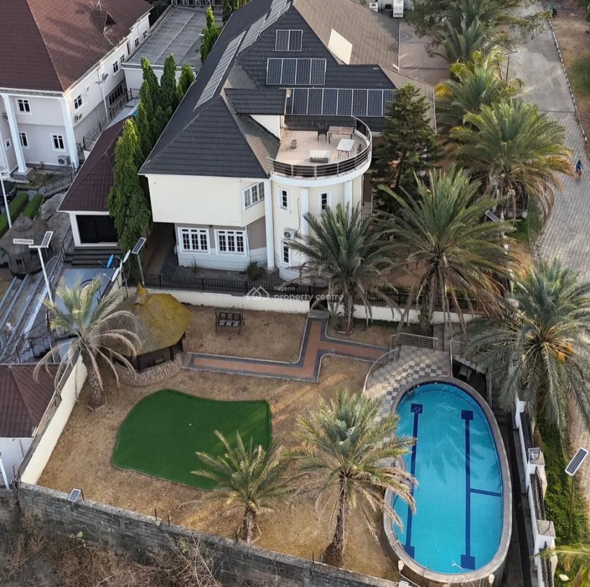7 Bedroom Serviced Detached Mansion,gym,penthouse,pool,chalet,cofo, Serene Neighborhood, Asokoro District, Abuja, Detached Duplex for Sale