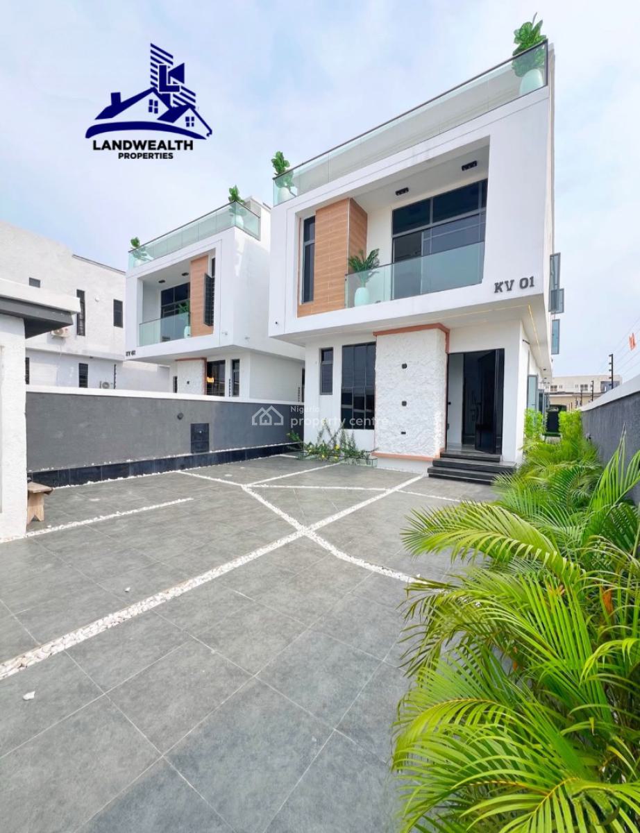 Contemporary Designed 5 Bedroom Fully Detached with Pool Duplex, Orchid, Lekki, Lagos, Detached Duplex for Sale