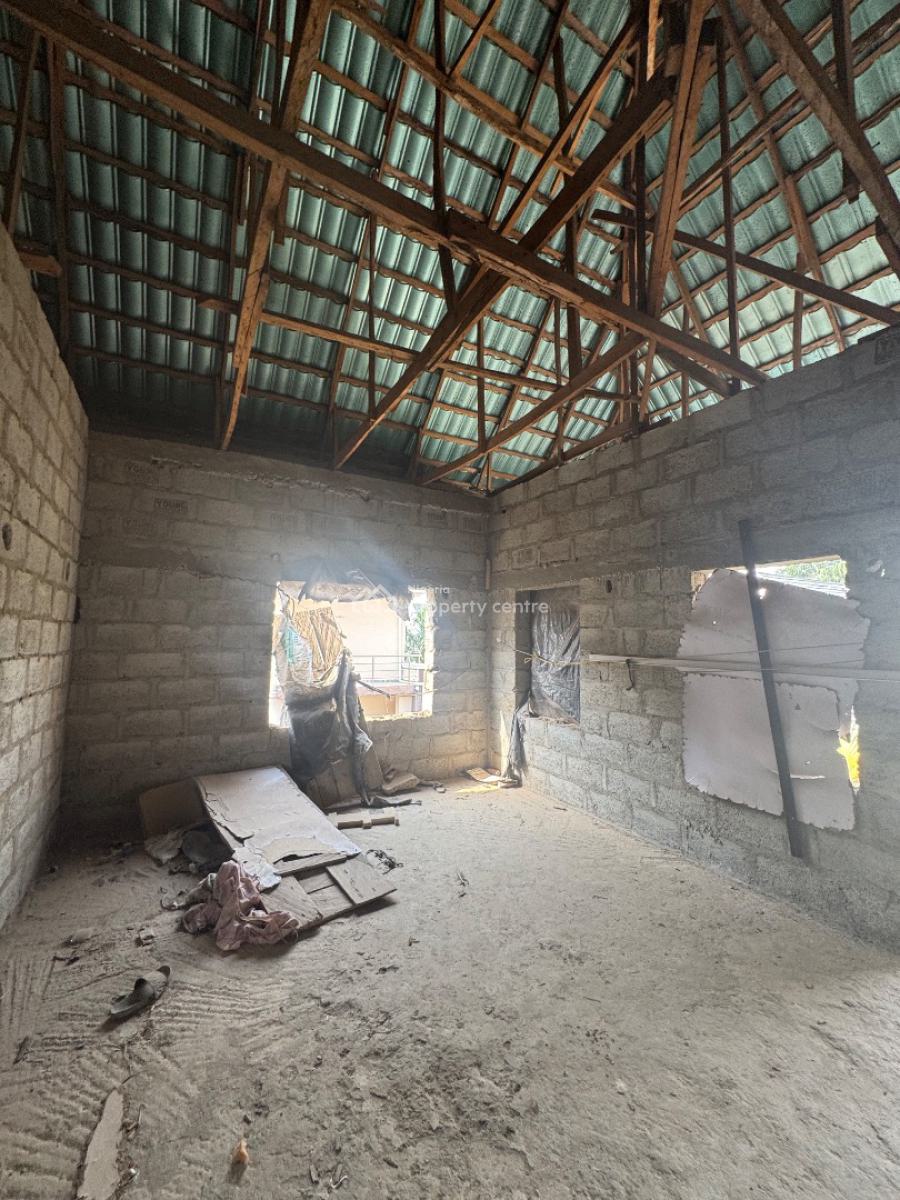 4 Bedroom Advanced Duplex Carcass, Federal Housing, Lugbe District, Abuja, Semi-detached Duplex for Sale