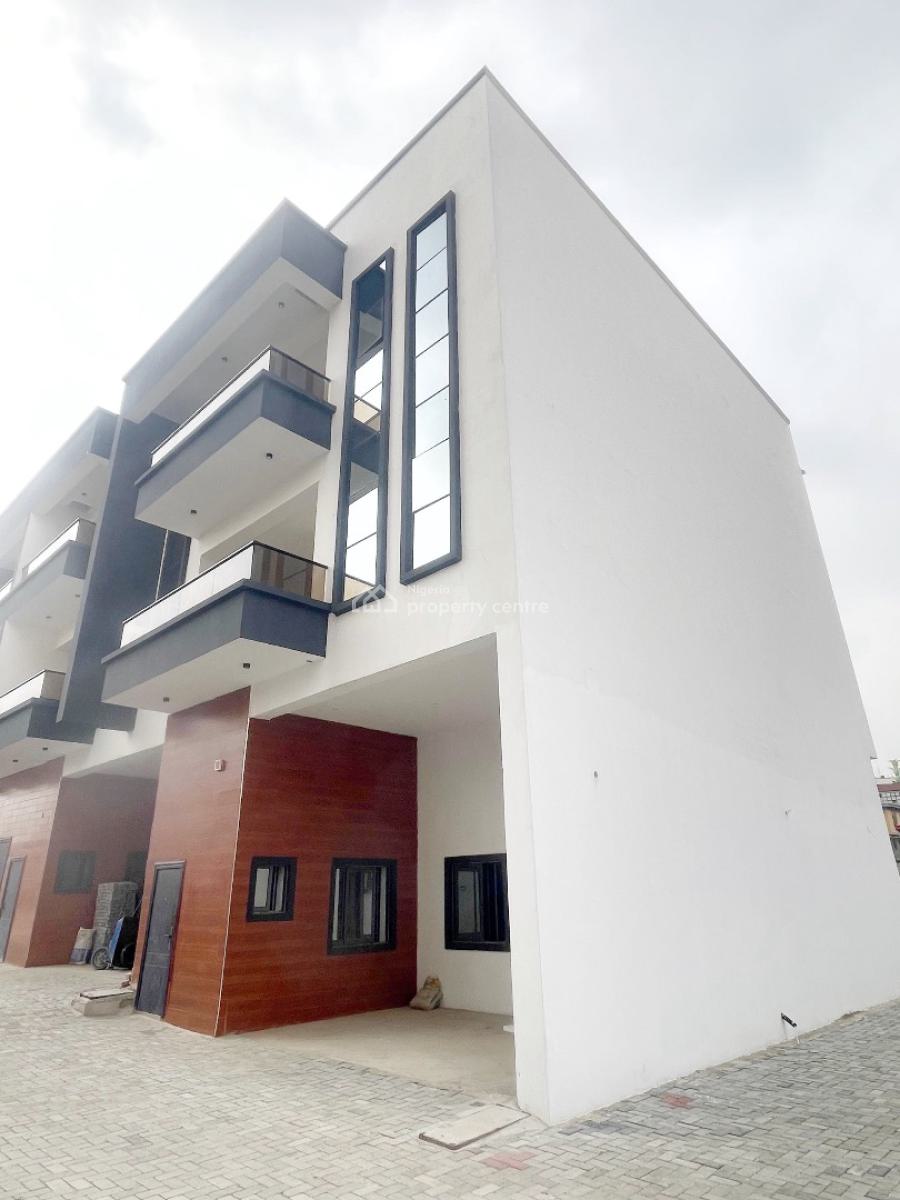 a Newly Built Spacious 4 Bedroom Terrace Duplex with Bq, Off Allen Avenue, Ikeja, Lagos, Terraced Duplex for Rent