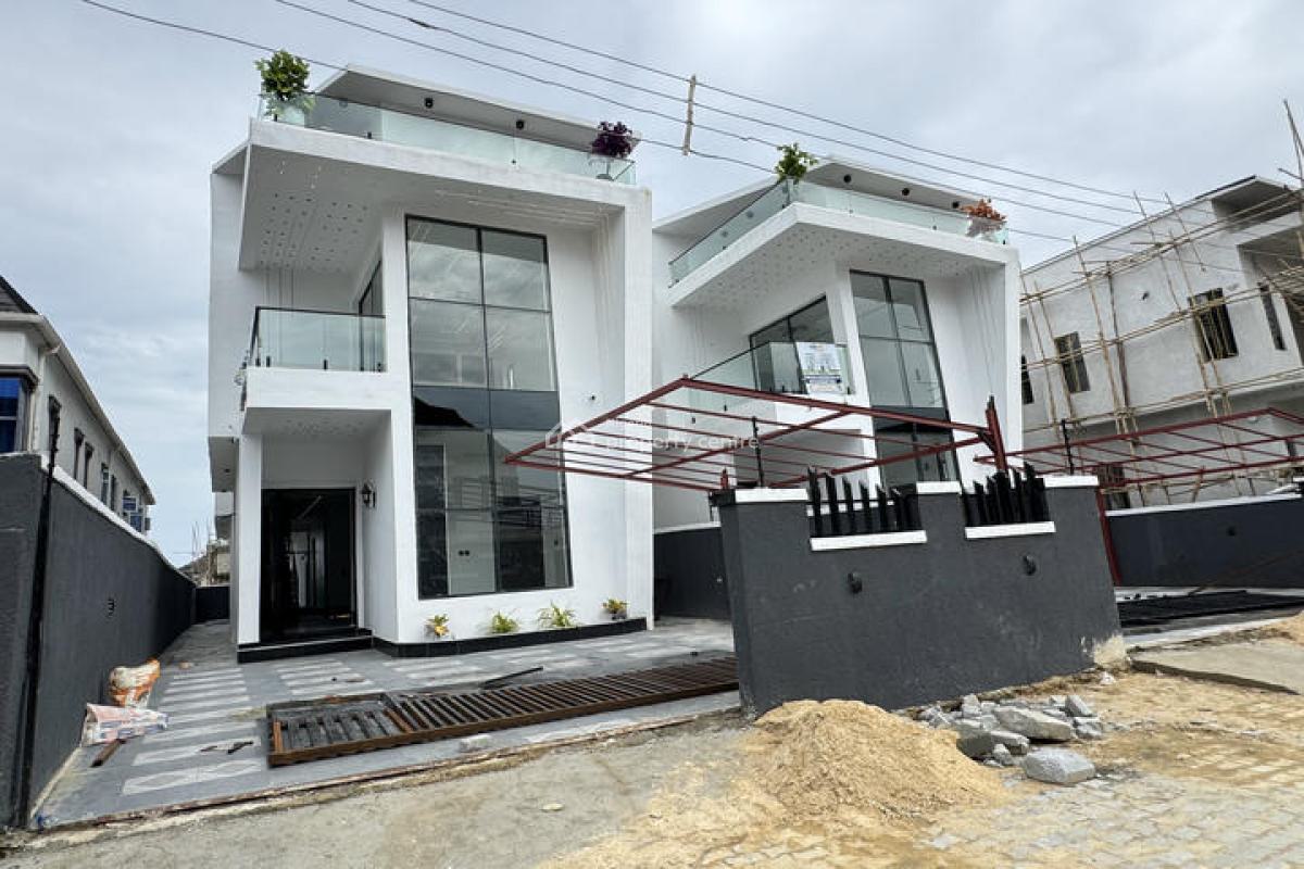 Stunning 5 Bedroom Detached House with Swimming Pool, Gym and Bq, Sunshine Garden Estate, Ajah, Lagos, Detached Duplex for Sale