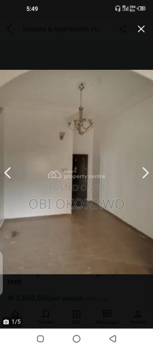 Lovely, Spacious and Sharp Two (2) Bedrooms with Ac, Area 1, Garki, Abuja, Flat / Apartment for Rent
