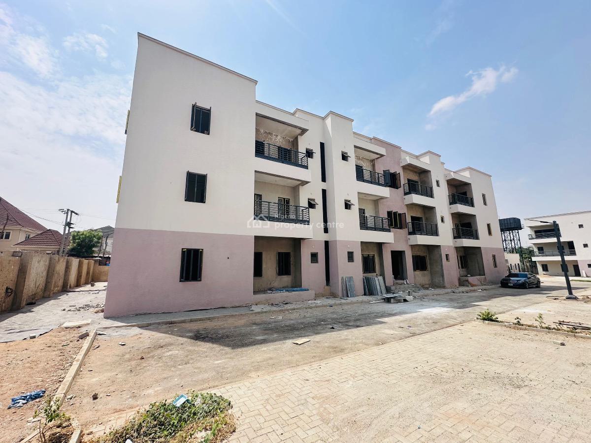 3 Bedroom Flat with Bq  Semi Finished, Kado, Abuja, Block of Flats for Sale