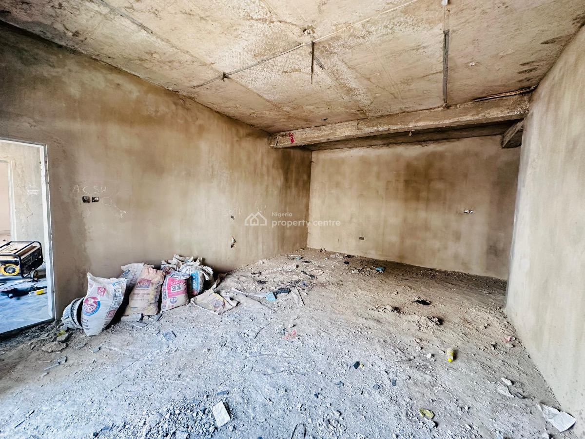 3 Bedroom Flat with Bq  Semi Finished, Kado, Abuja, Block of Flats for Sale