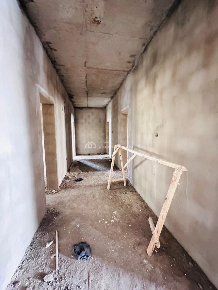 3 Bedroom Flat with Bq  Semi Finished, Kado, Abuja, Block of Flats for Sale