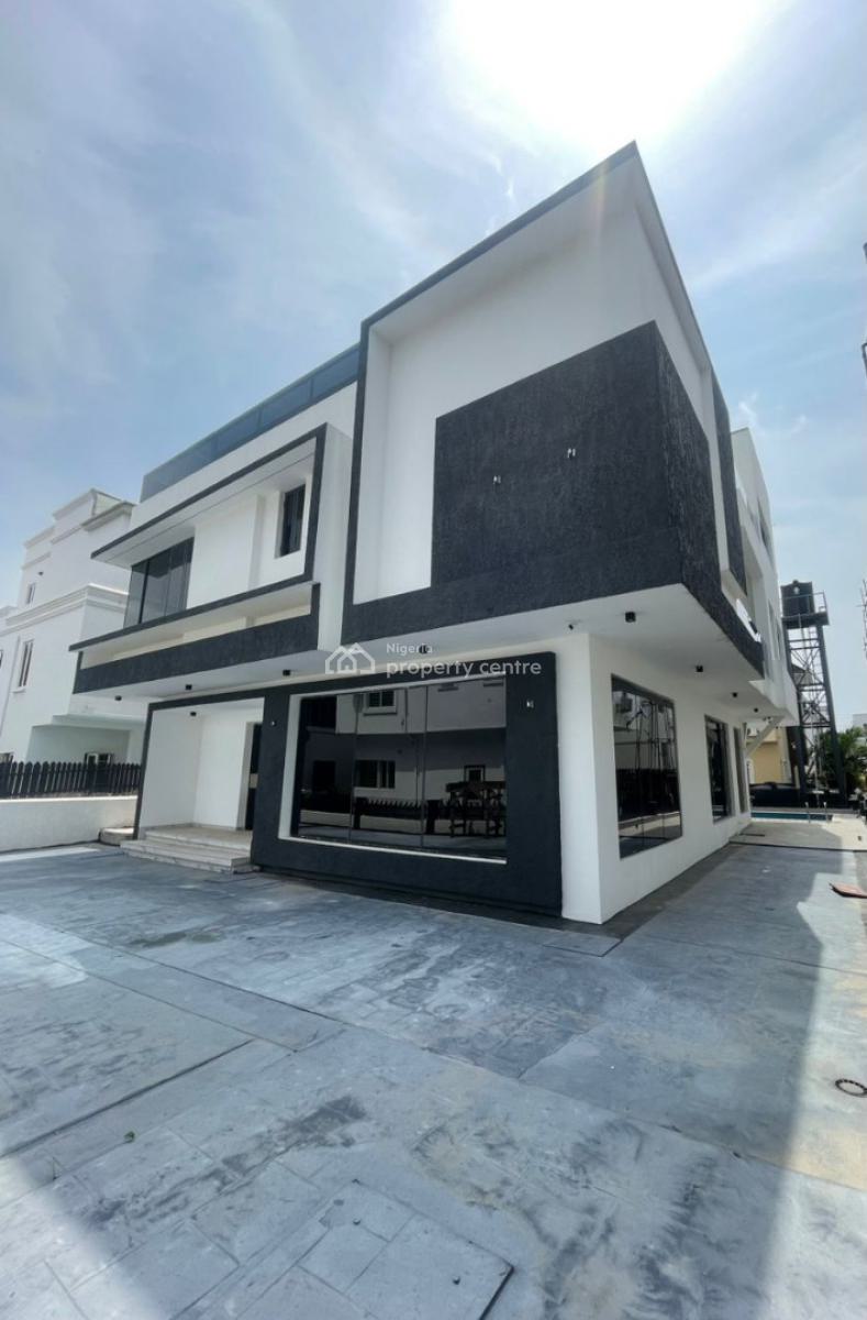 Finished 5 Bedroom Fully En Suite Residence Sitting on 600sqm, Pinnock Estate, Lekki Phase 1, Lekki, Lagos, Detached Duplex for Sale