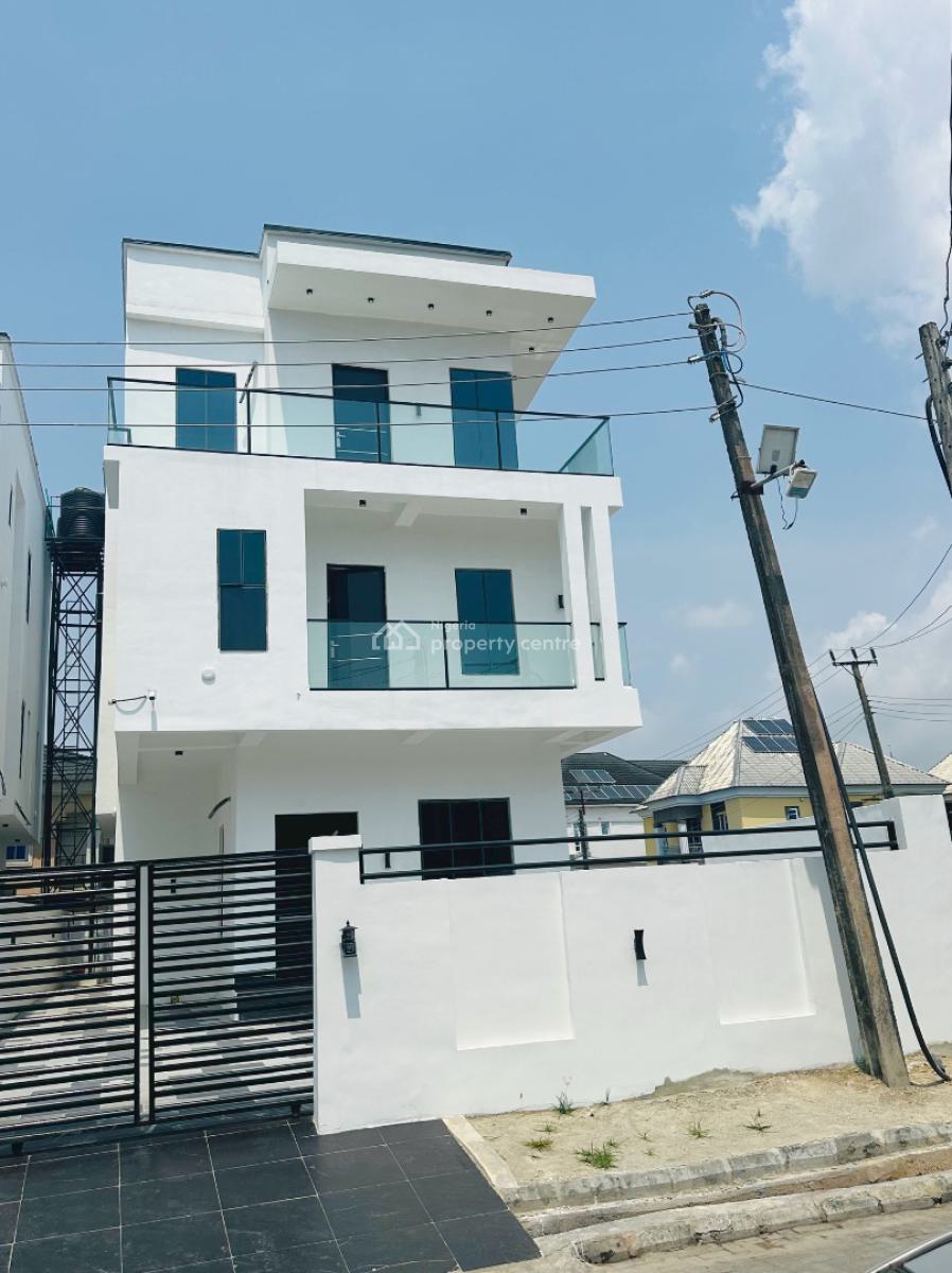 Spacious 5 Bedroom Detached on Corner Piece, Ikota, Lekki, Lagos, Detached Duplex for Sale