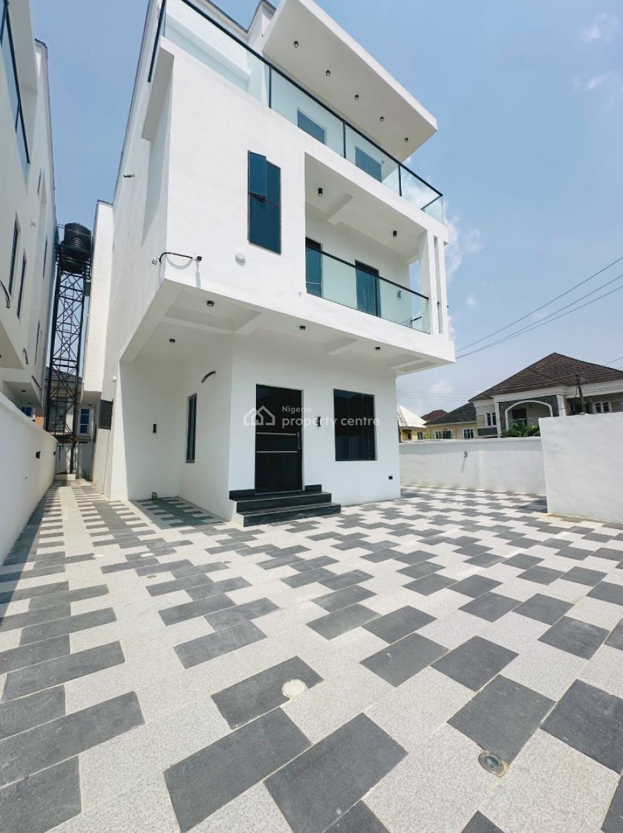 Spacious 5 Bedroom Detached on Corner Piece, Ikota, Lekki, Lagos, Detached Duplex for Sale