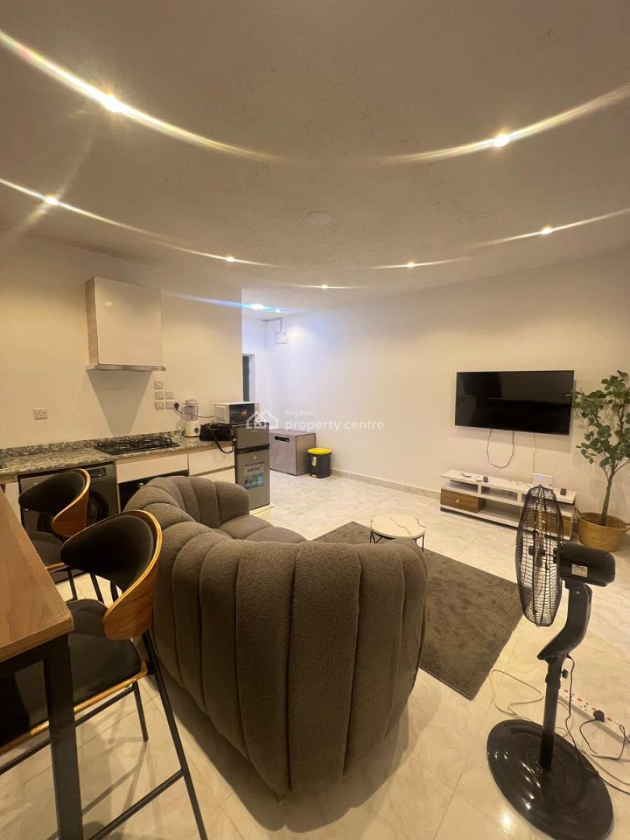 Serviced Furnished 1-bedroom Apartment with Elevator, Off Admiralty Way, Lekki, Lagos, Mini Flat (room and Parlour) for Rent