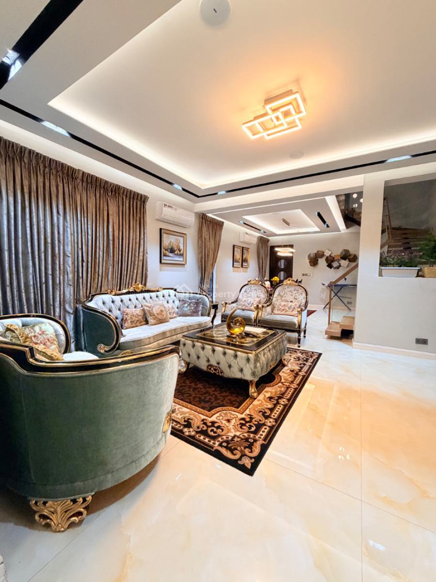 Gorgeous Furnished 4 Bedroom Semi Detached Duplex with a Bq and Pool, Ikeja Gra, Ikeja, Lagos, Semi-detached Duplex for Sale