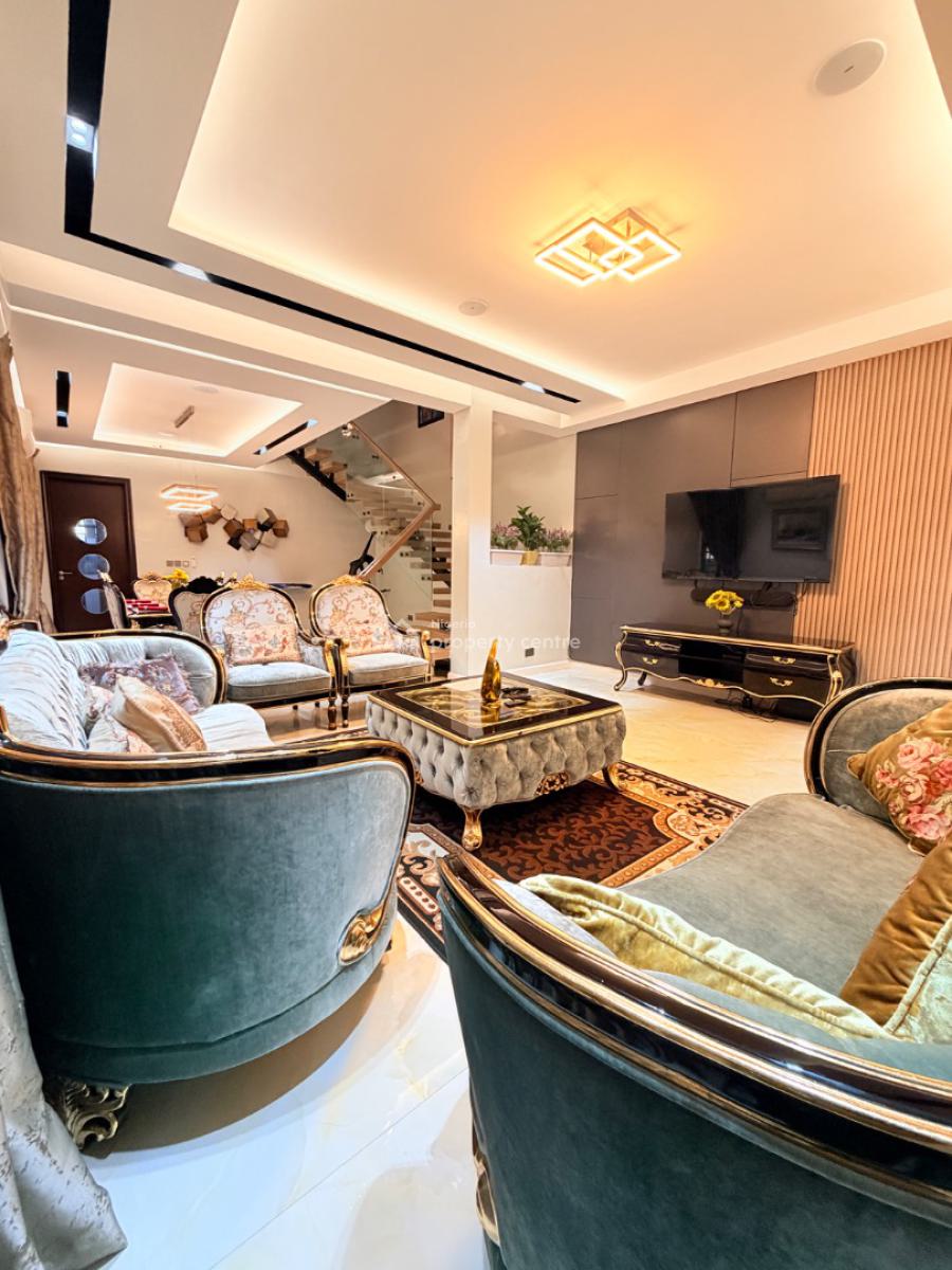 Gorgeous Furnished 4 Bedroom Semi Detached Duplex with a Bq and Pool, Ikeja Gra, Ikeja, Lagos, Semi-detached Duplex for Sale