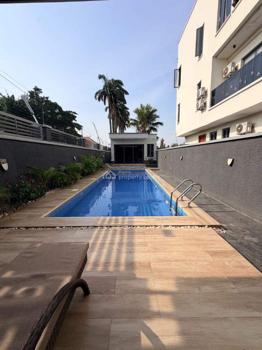 Gorgeous Furnished 4 Bedroom Semi Detached Duplex with a Bq and Pool, Ikeja Gra, Ikeja, Lagos, Semi-detached Duplex for Sale