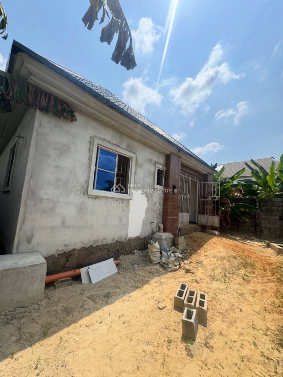 4 Bedroom Bungalow at 90% Completion, Cornerstone Road, Ozuoba, Port Harcourt, Rivers, Detached Bungalow for Sale