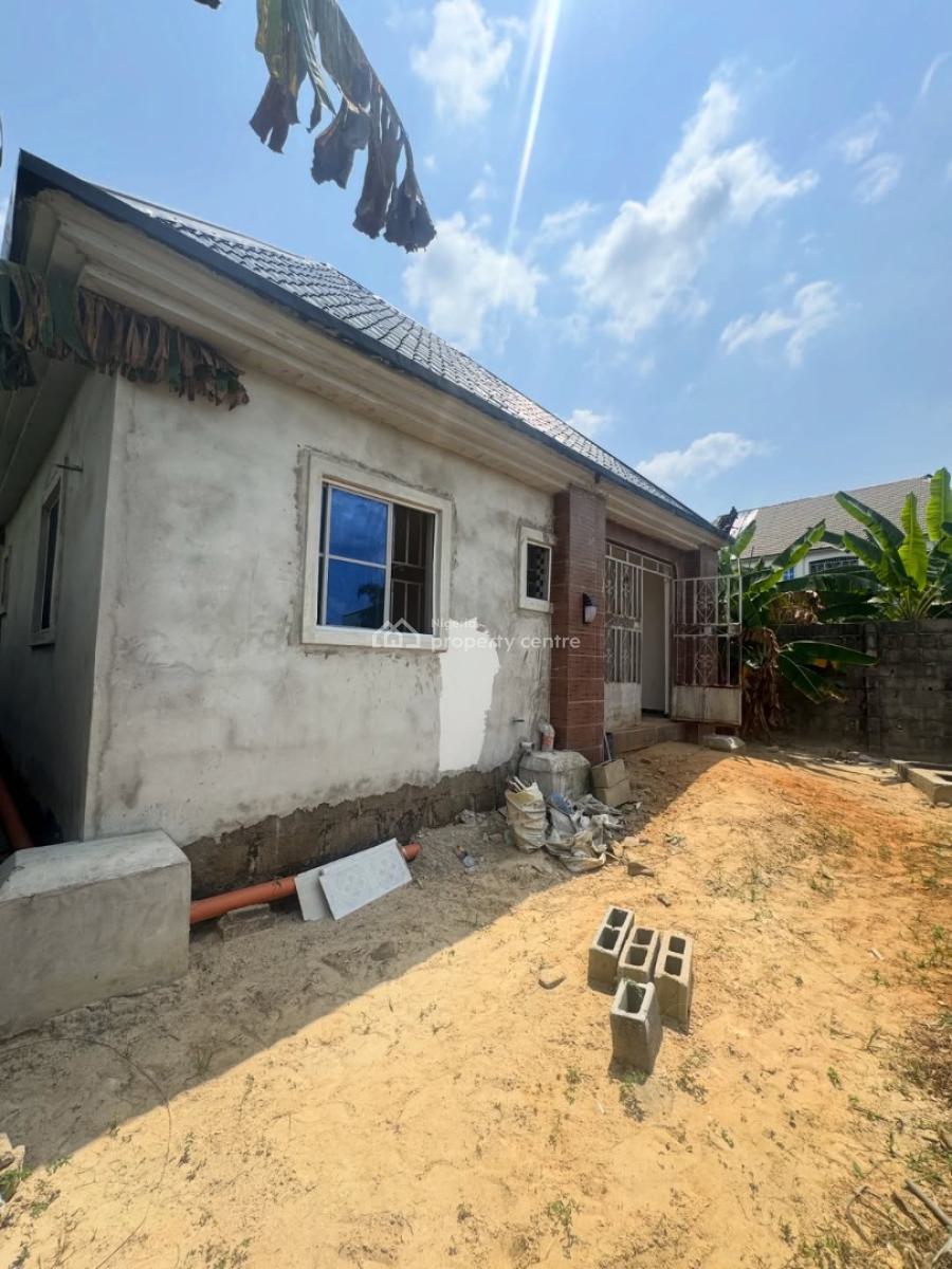 4 Bedroom Bungalow at 90% Completion, Cornerstone Road, Ozuoba, Port Harcourt, Rivers, Detached Bungalow for Sale