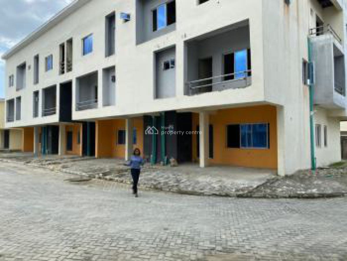 All Rooms En-suite 3 Bedroom Carcass, Lekki Gardens Phase 4, Ajah, Lagos, Terraced Duplex for Sale
