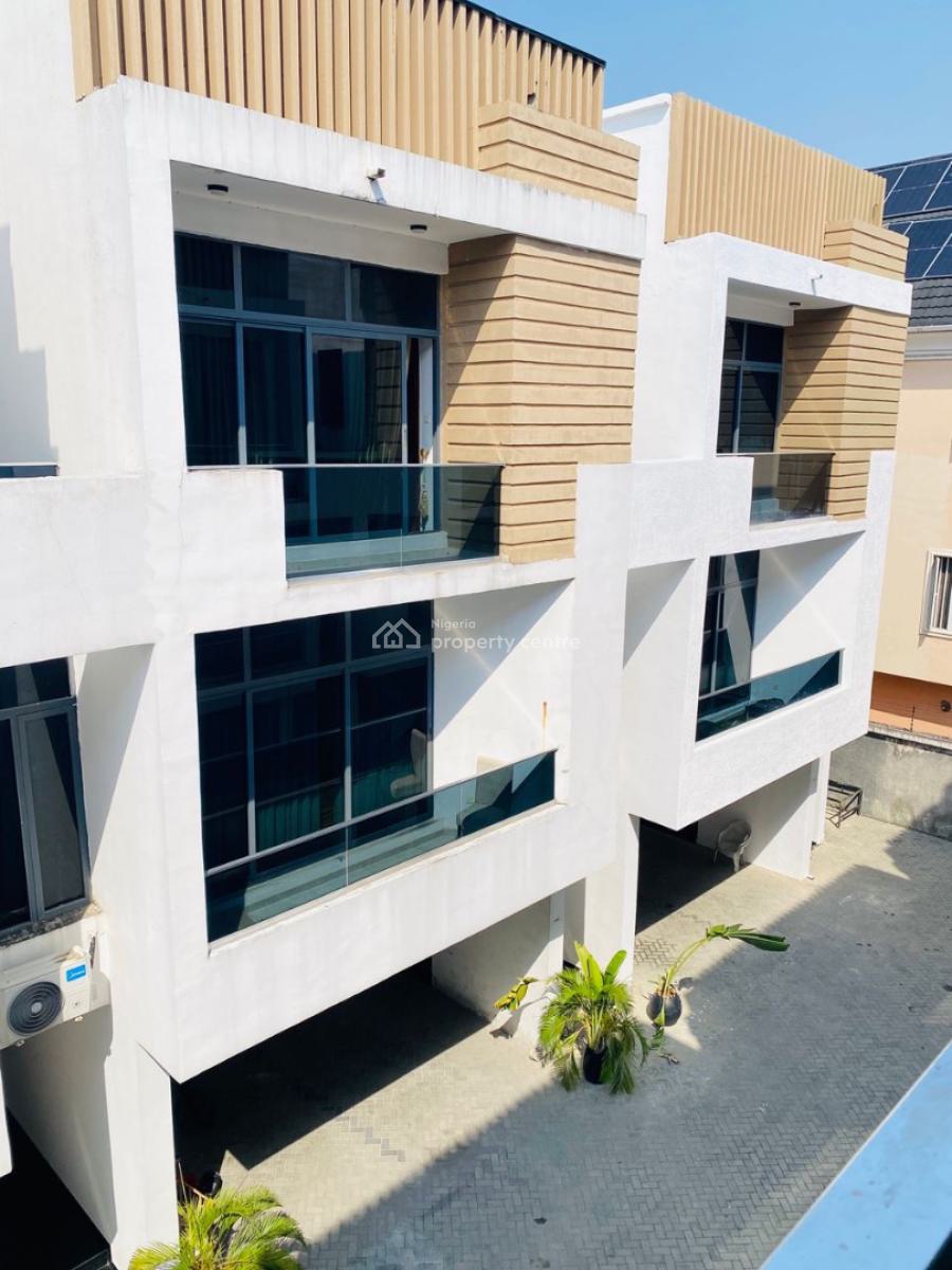 4-bedroom Terrace House with Bq & 5kva Solar Inverter, Ikate, Lekki, Lagos, Terraced Duplex for Rent