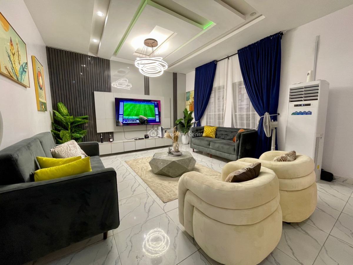 Fully Furnished Luxury 4 Bedroom Fully Detached Duplex + Bq, Agungi, Lekki, Lagos, Detached Duplex for Rent