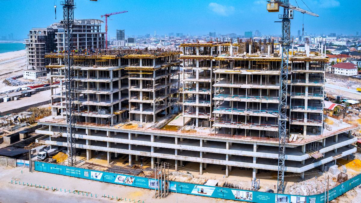 Luxury Standard Built 2 Bedroom with Excellent Facilities and Ocean View, in a Prime and Secured Location Blue Water Scheme, Victoria Island (vi), Lagos, Block of Flats for Sale