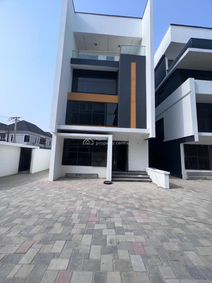 Brand New 4 Bedroom Terrace Duplex + Bq, Swimming Pool, Chevron, Lekki Expressway, Lekki, Lagos, Terraced Duplex for Sale