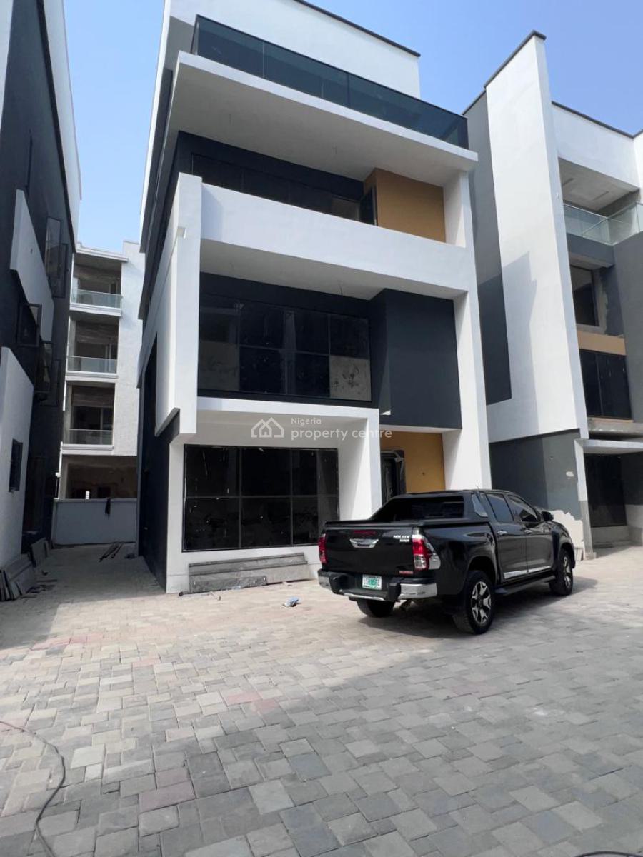 Brand New 4 Bedroom Terrace Duplex + Bq, Swimming Pool, Chevron, Lekki Expressway, Lekki, Lagos, Terraced Duplex for Sale