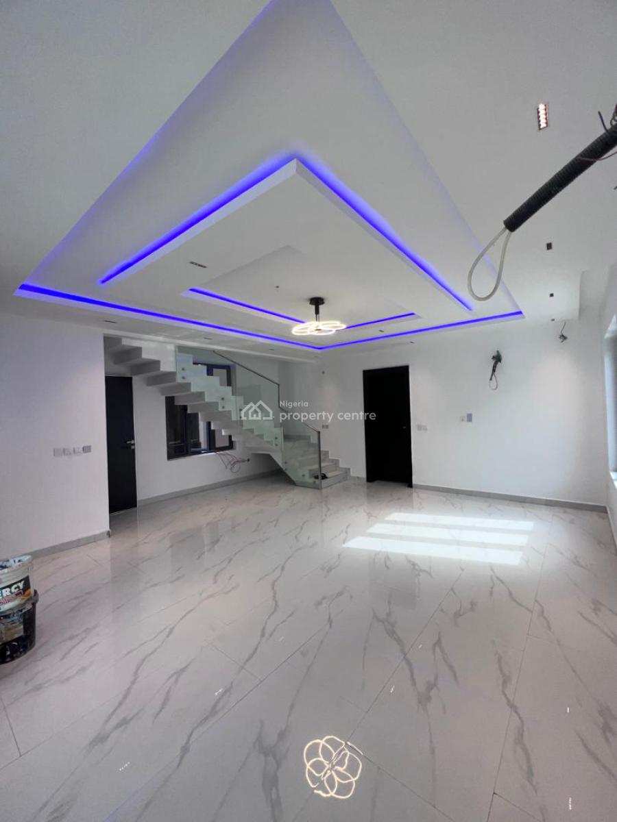 Brand New 4 Bedroom Terrace Duplex + Bq, Swimming Pool, Chevron, Lekki Expressway, Lekki, Lagos, Terraced Duplex for Sale