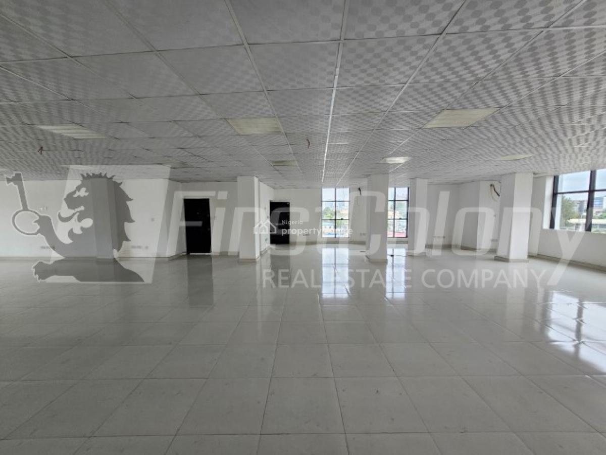 Well Built, 150 Sqm Serviced Open-plan Office Space, Victoria Island (vi), Lagos, Office Space for Rent