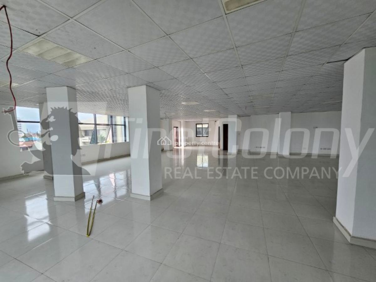 Well Built, 150 Sqm Serviced Open-plan Office Space, Victoria Island (vi), Lagos, Office Space for Rent
