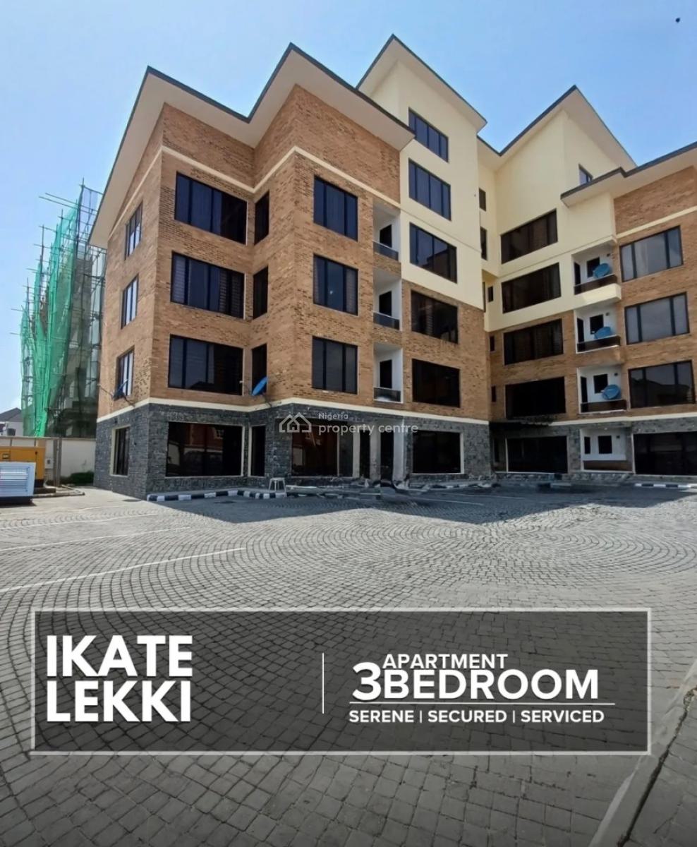 3 Bedroom Apartment, Lekki Right, Ikate, Lekki, Lagos, Flat / Apartment for Rent