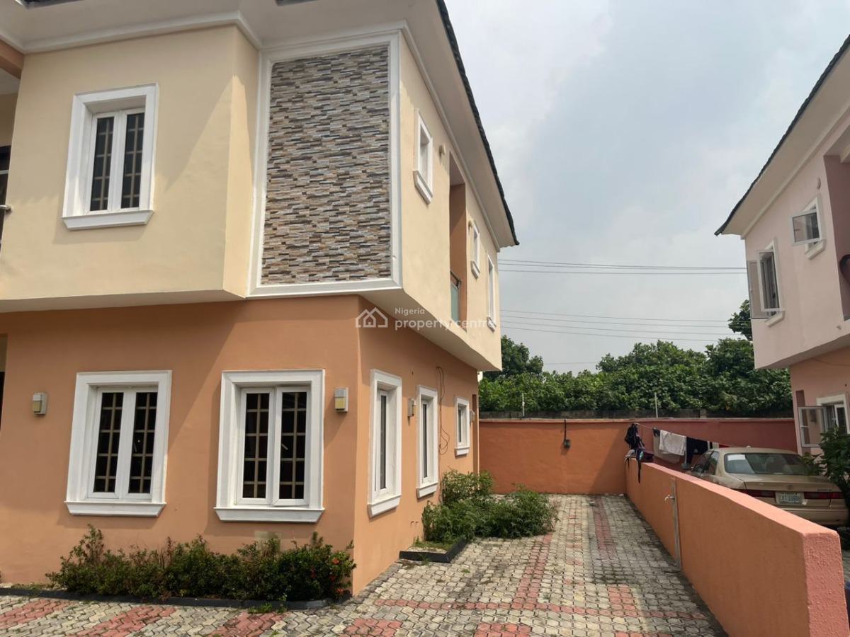 Solid Built 4 Bedroom Semi-detached Duplex with Bq in a Gated Estate, Sangotedo, Ajah, Lagos, Semi-detached Duplex for Sale