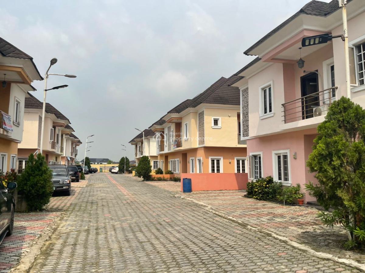 Solid Built 4 Bedroom Semi-detached Duplex with Bq in a Gated Estate, Sangotedo, Ajah, Lagos, Semi-detached Duplex for Sale