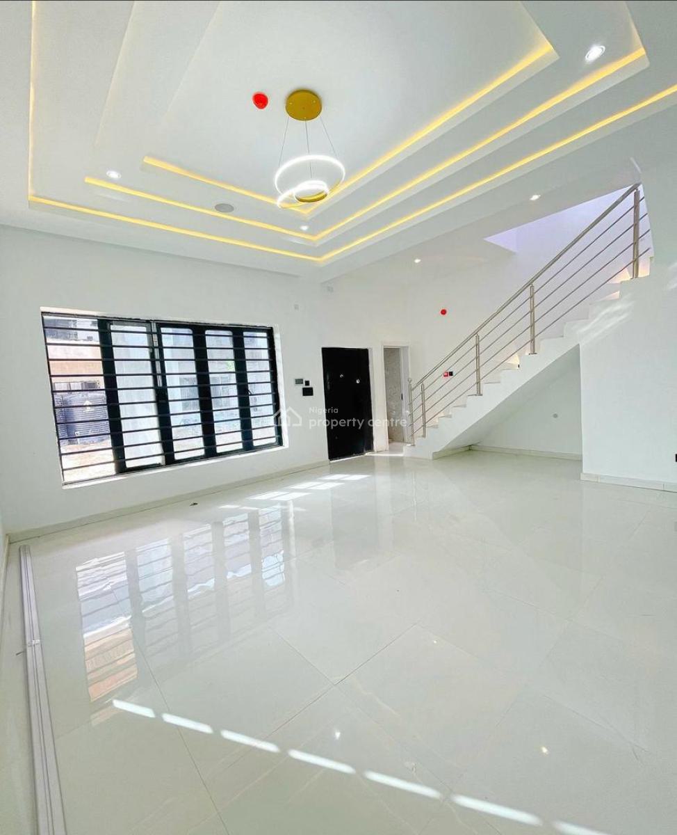 Luxury Standard Ensuit 4 Bedroom Terrace House with Pool/ Gym, Osapa, Lekki, Lagos, House for Rent
