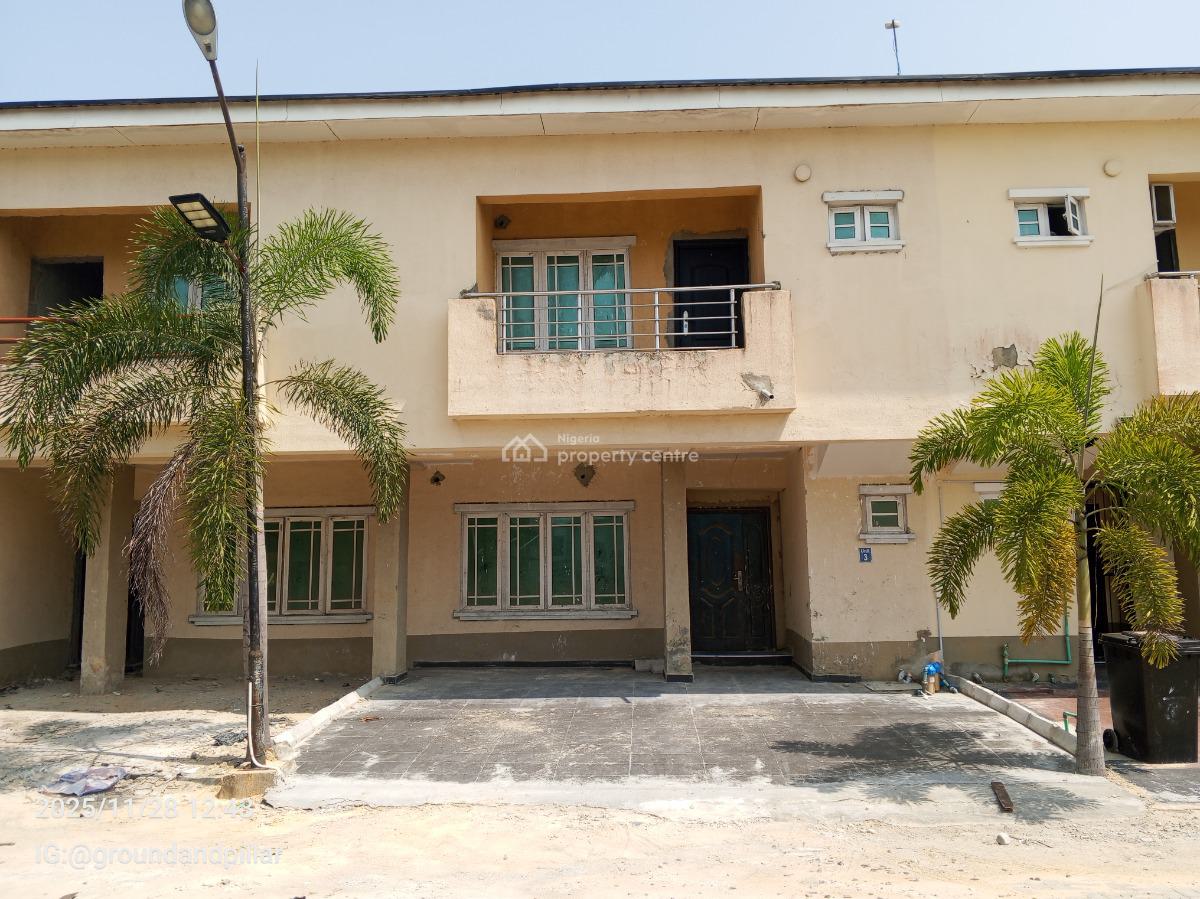 Beautiful Large New 3 Bedroom Terrace Duplex, Lekki Gardens Phase 5, Atlantic Layout Estate, Abraham Adesanya, Olokonla, Ajah, Lagos, Terraced Duplex for Sale