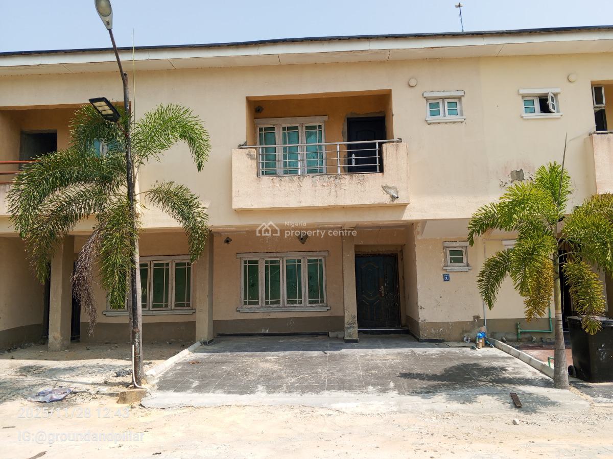 Beautiful Large New 3 Bedroom Terrace Duplex, Lekki Gardens Phase 5, Atlantic Layout Estate, Abraham Adesanya, Olokonla, Ajah, Lagos, Terraced Duplex for Sale