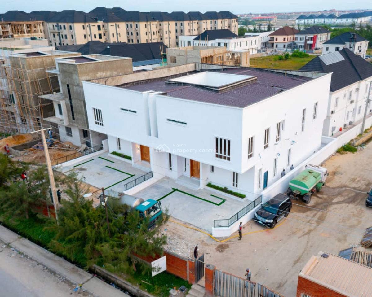 Luxury Brand New Five Bedrooms Semi-detached Duplex ( Two Units ), Megamound Estate, Lekki, Lekki, Lagos, Semi-detached Duplex for Sale