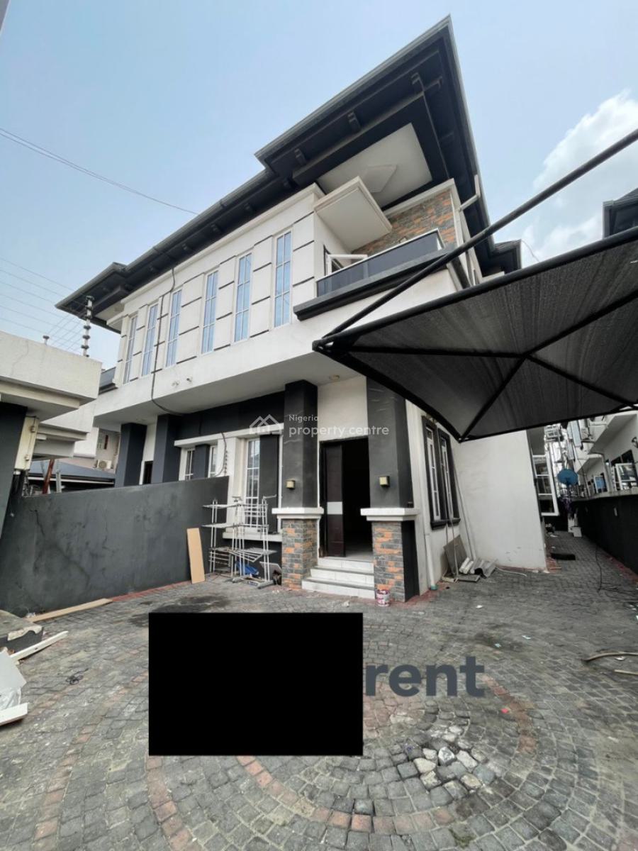 Elegant 4 Bedroom Semi Detached Duplex with Bq, Osapa, Lekki, Lagos, Semi-detached Duplex for Rent