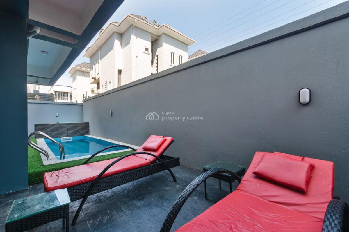 Luxury 2 Bedroom Apartment with Ps5 and Swimming Pool, Fully Furnished, Ilasan, Lekki, Lagos, Flat / Apartment Short Let