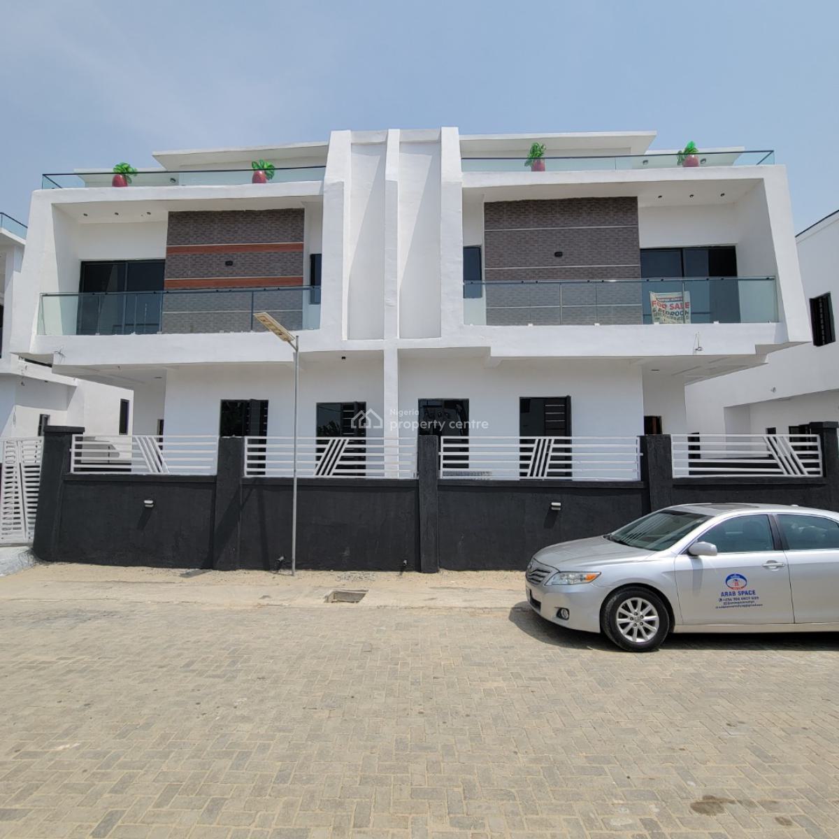 Lovely 4 Bedroom Semi Detached Duplex with a Bq, Ajah, Lagos, Semi-detached Duplex for Sale