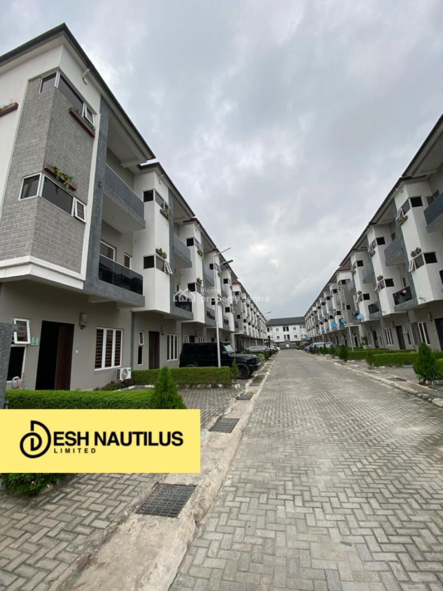 Luxurious Fully Furnished 4-bedroom Terrace Duplex with Pool & Gym, Ilasan, Lekki, Lagos, Terraced Duplex for Sale
