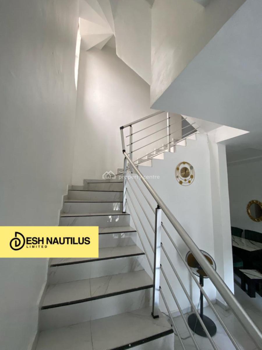 Luxurious Fully Furnished 4-bedroom Terrace Duplex with Pool & Gym, Ilasan, Lekki, Lagos, Terraced Duplex for Sale