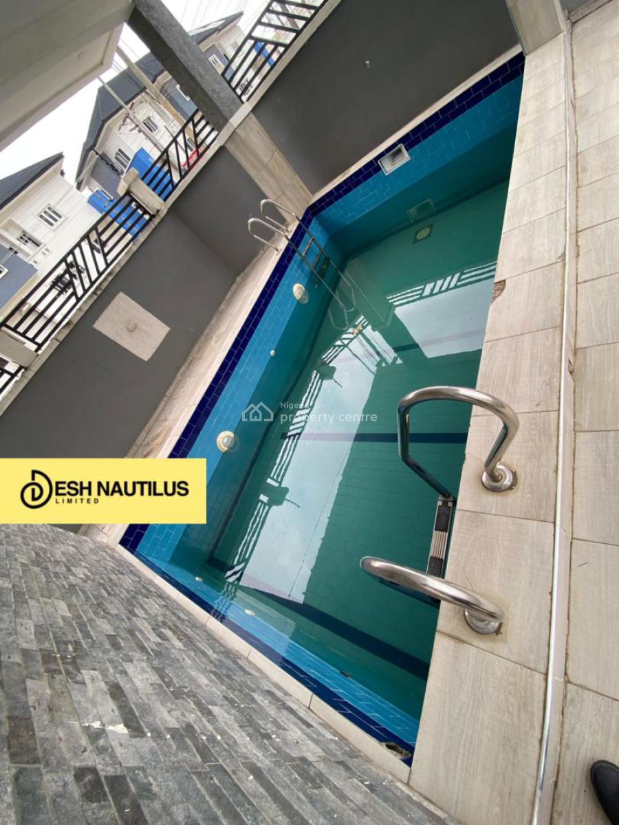 Luxurious Fully Furnished 4-bedroom Terrace Duplex with Pool & Gym, Ilasan, Lekki, Lagos, Terraced Duplex for Sale