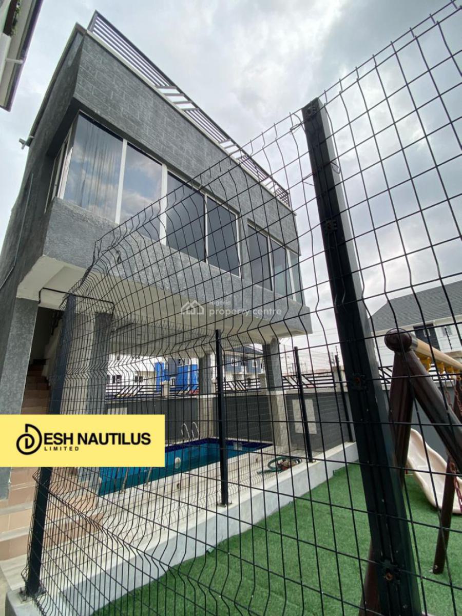 Luxurious Fully Furnished 4-bedroom Terrace Duplex with Pool & Gym, Ilasan, Lekki, Lagos, Terraced Duplex for Sale