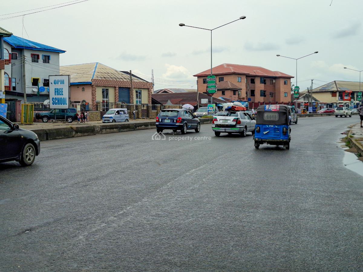 Plaza with Shops and Offices on 1 Plot of Land on a Major Road, Ada George, Port Harcourt, Rivers, Plaza / Complex / Mall for Sale