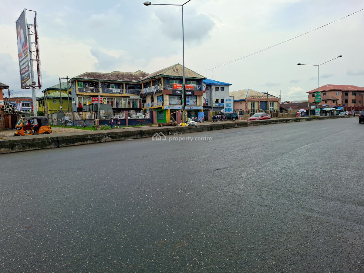 Plaza with Shops and Offices on 1 Plot of Land on a Major Road, Ada George, Port Harcourt, Rivers, Plaza / Complex / Mall for Sale
