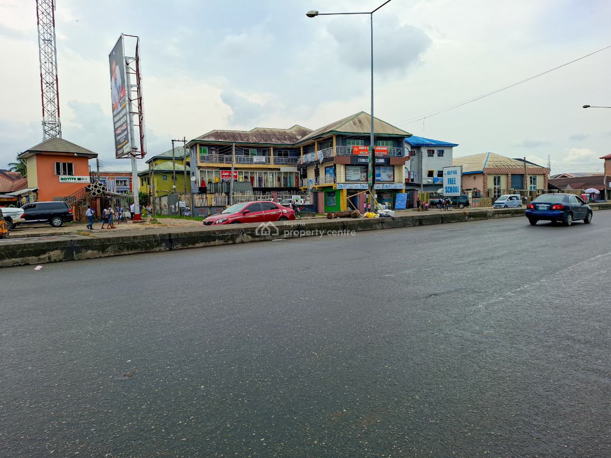 Plaza with Shops and Offices on 1 Plot of Land on a Major Road, Ada George, Port Harcourt, Rivers, Plaza / Complex / Mall for Sale