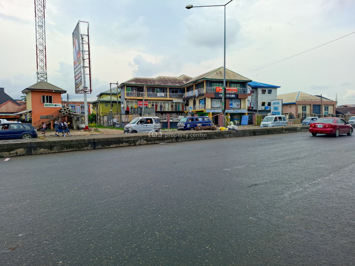 Plaza with Shops and Offices on 1 Plot of Land on a Major Road, Ada George, Port Harcourt, Rivers, Plaza / Complex / Mall for Sale