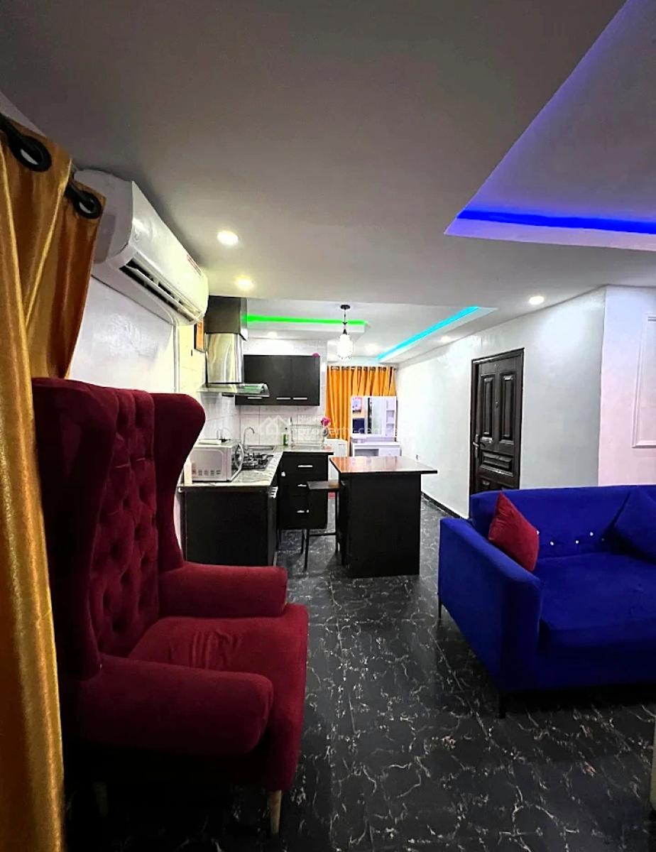 Nicely Furnished and Serviced 1 Bedroom Apartment, Ogunlana Drive, Surulere, Lagos, Mini Flat (room and Parlour) Short Let
