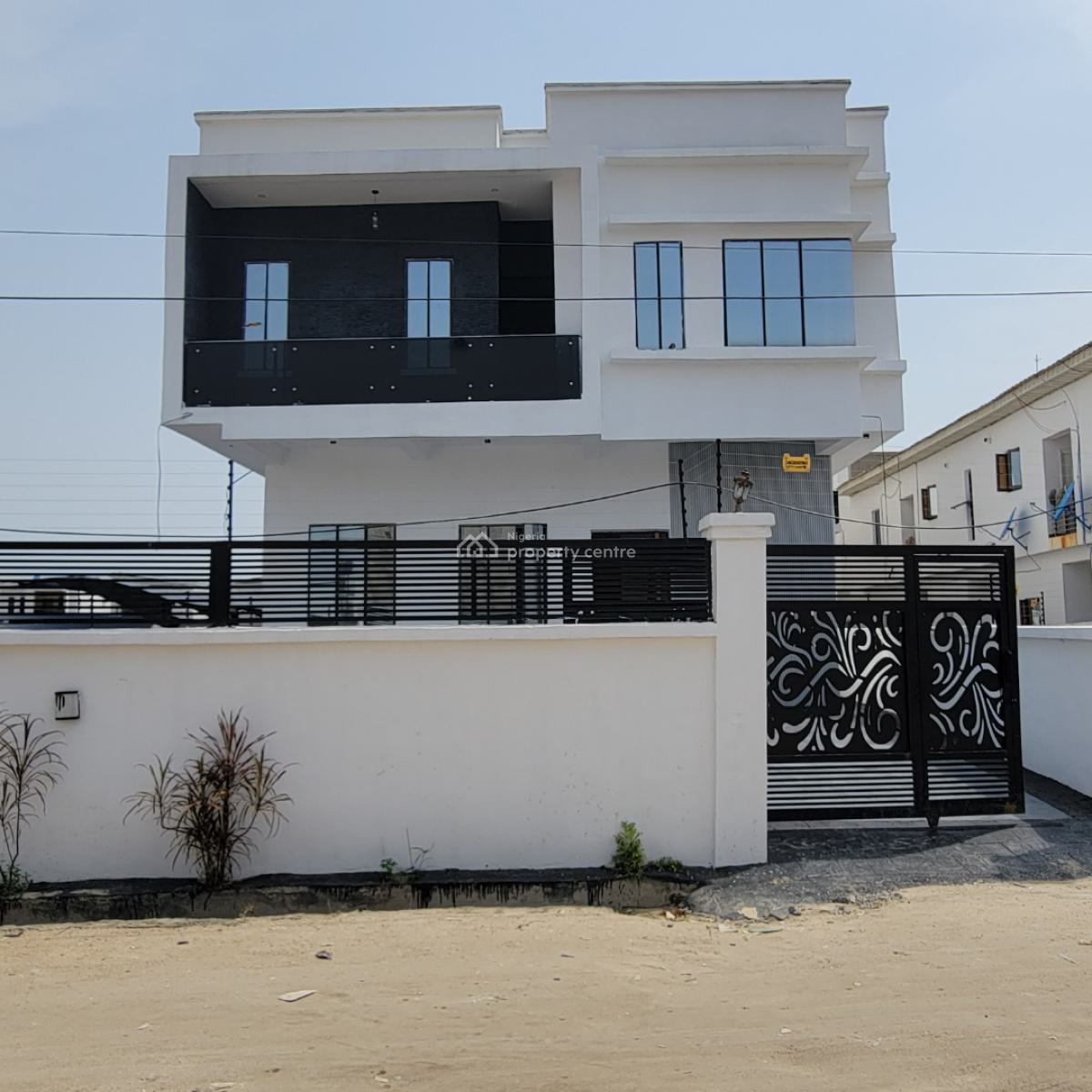 Excellent 5 Bedroom Duplex with a Pool and Bq, Ajah, Lagos, House for Sale