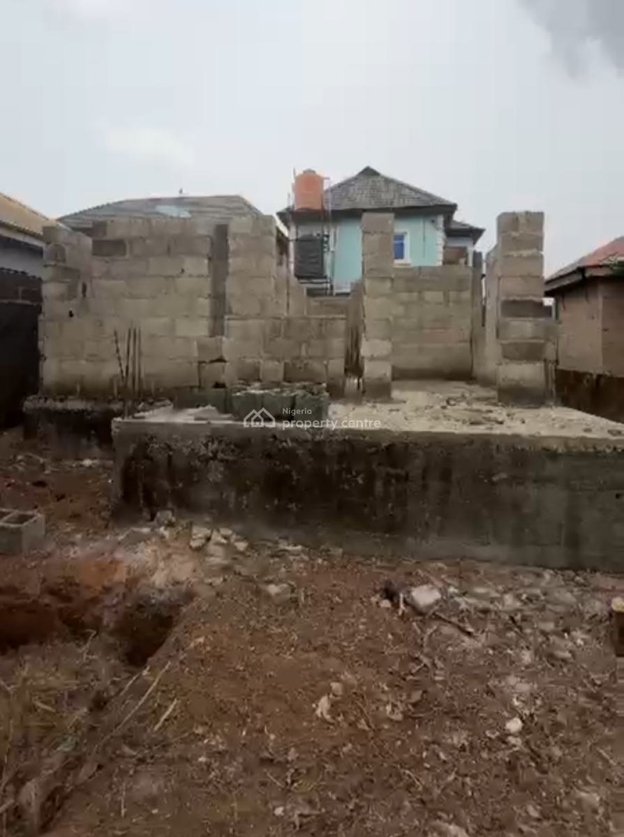 Land Measuring 30ft By 70ft with Uncompleted 3 Bedroom Bungalow, Aiyetobi Command, Alagbado, Ifako-ijaiye, Lagos, Residential Land for Sale