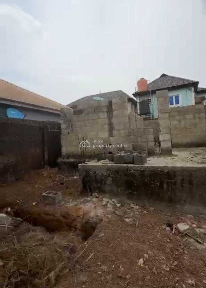 Land Measuring 30ft By 70ft with Uncompleted 3 Bedroom Bungalow, Aiyetobi Command, Alagbado, Ifako-ijaiye, Lagos, Residential Land for Sale